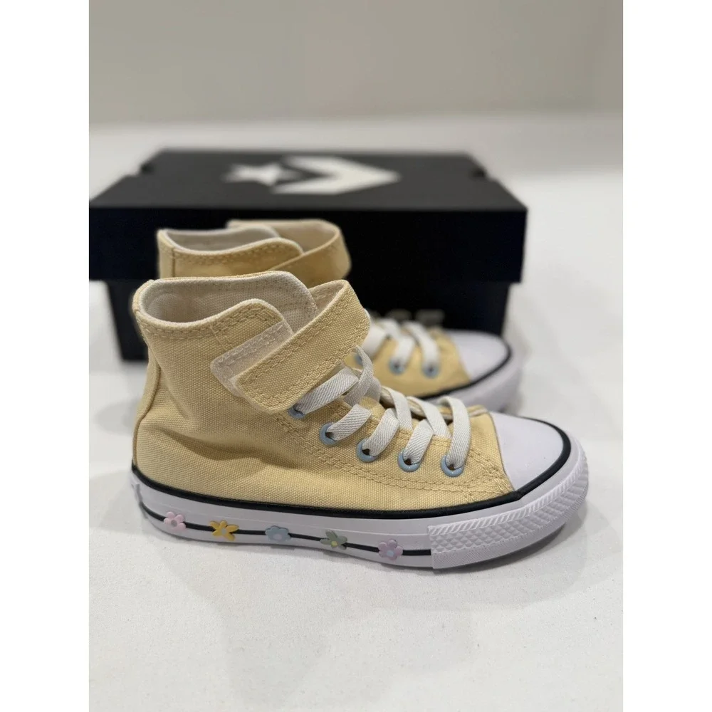 Converse Chuck Taylor All Star High Top Lace Up Sneaker Yellow Kids 11 A17090F